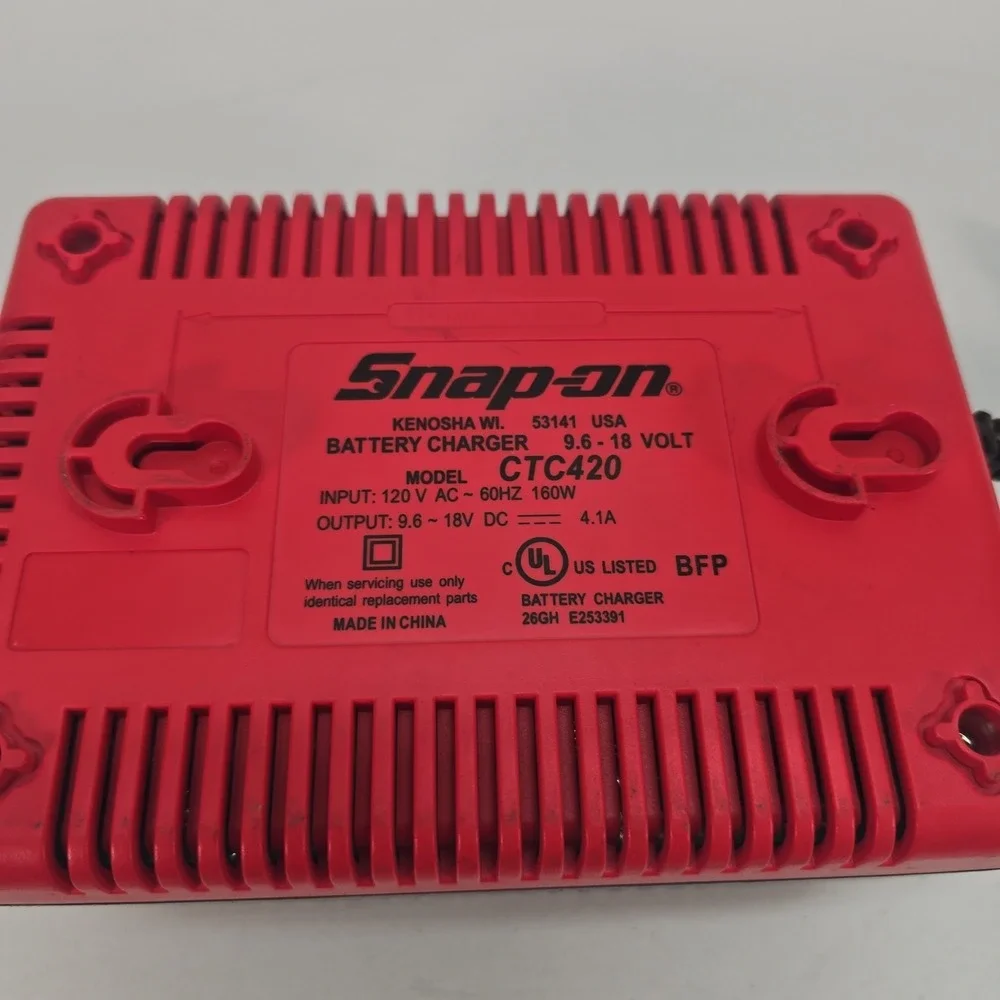 Snap-On Tools CTC420 Battery Charger 9.6V-18V OEM Genuine Working